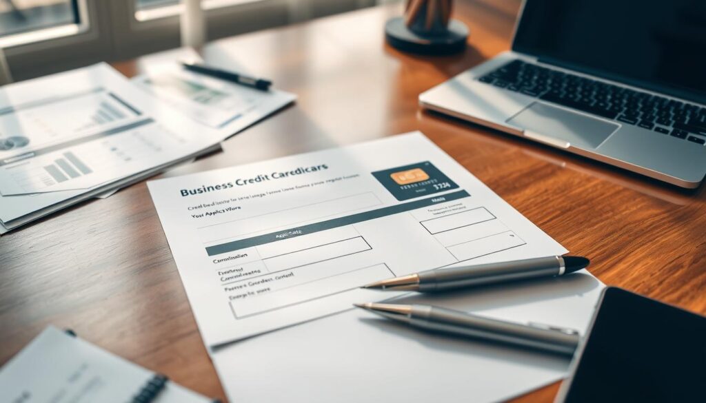 business credit card application